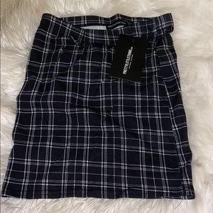 Pretty Little Thing plaid miniskirt